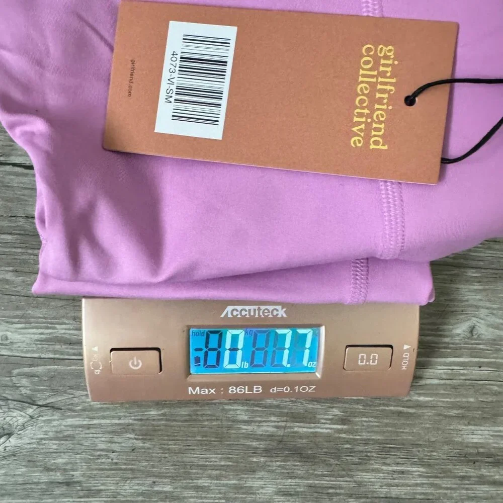 Girlfriend Collective 4016 legging SZ small purple pockets high rise activewear‎